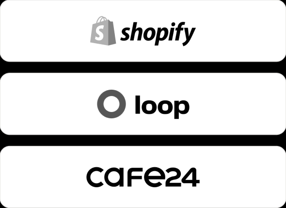 Shopify, Loop, cafe24