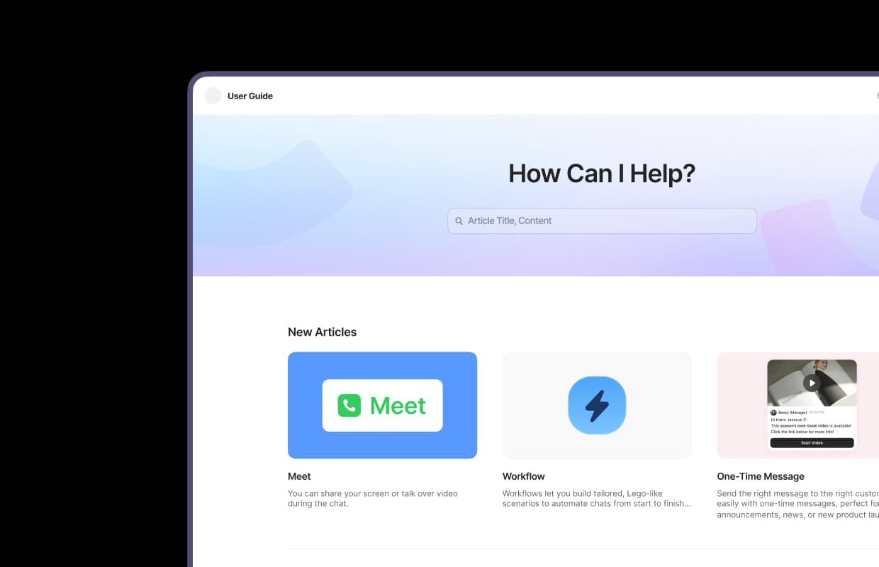 AI messenger feature preview