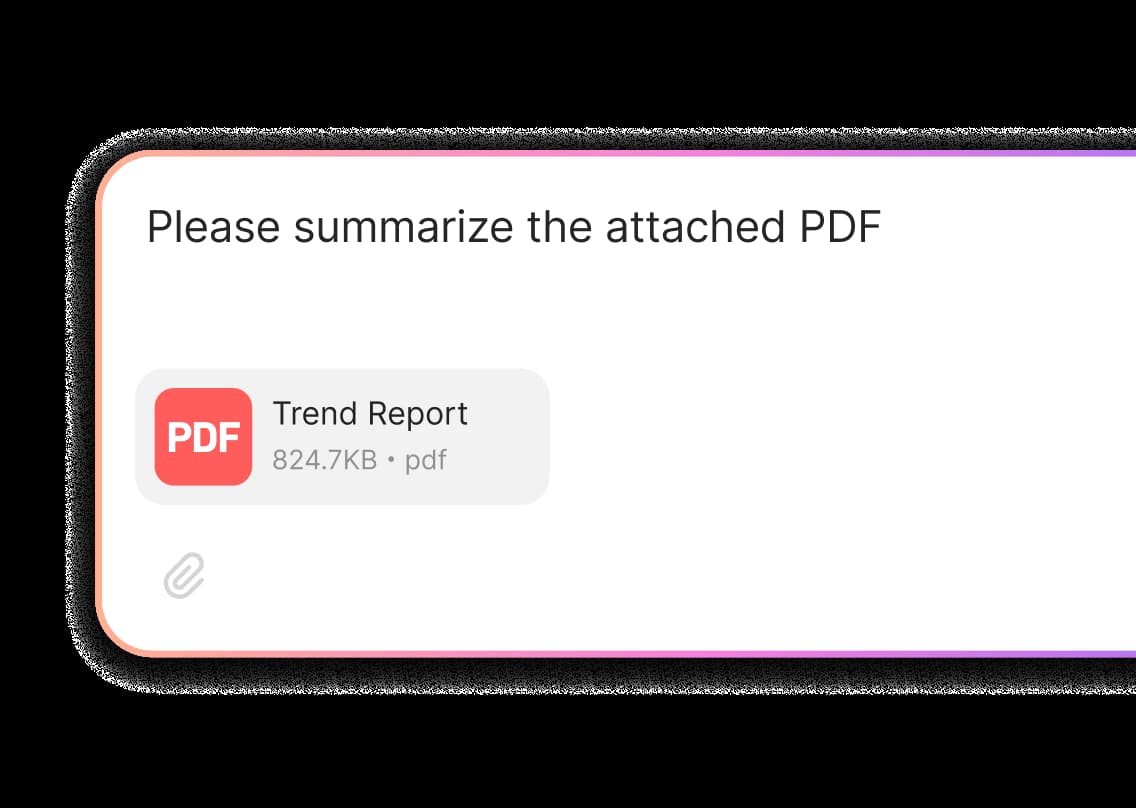 input field with file attached