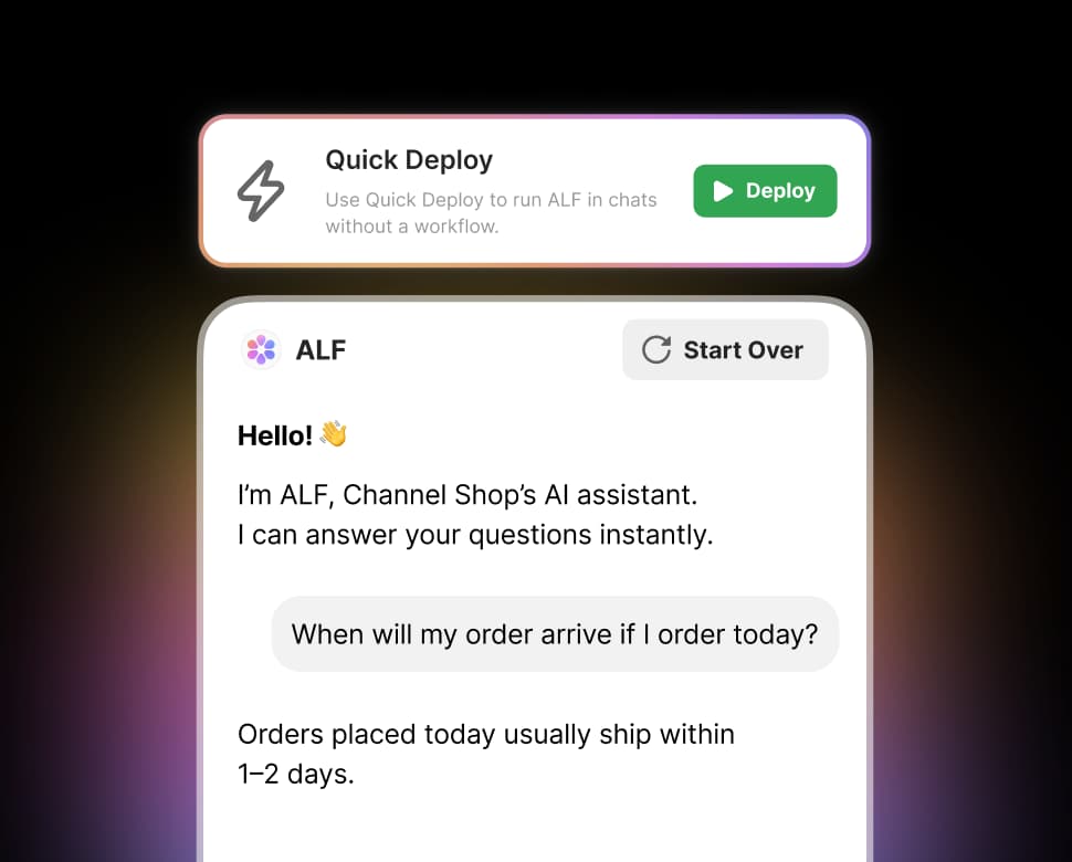 ALF Settings Deploy