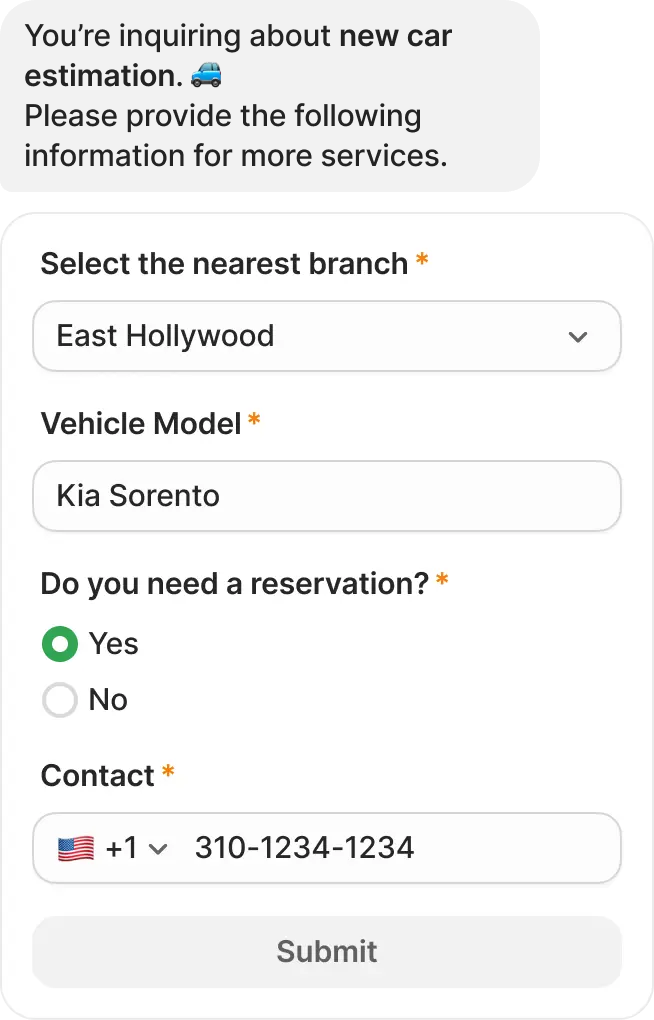 Support bot feature preview