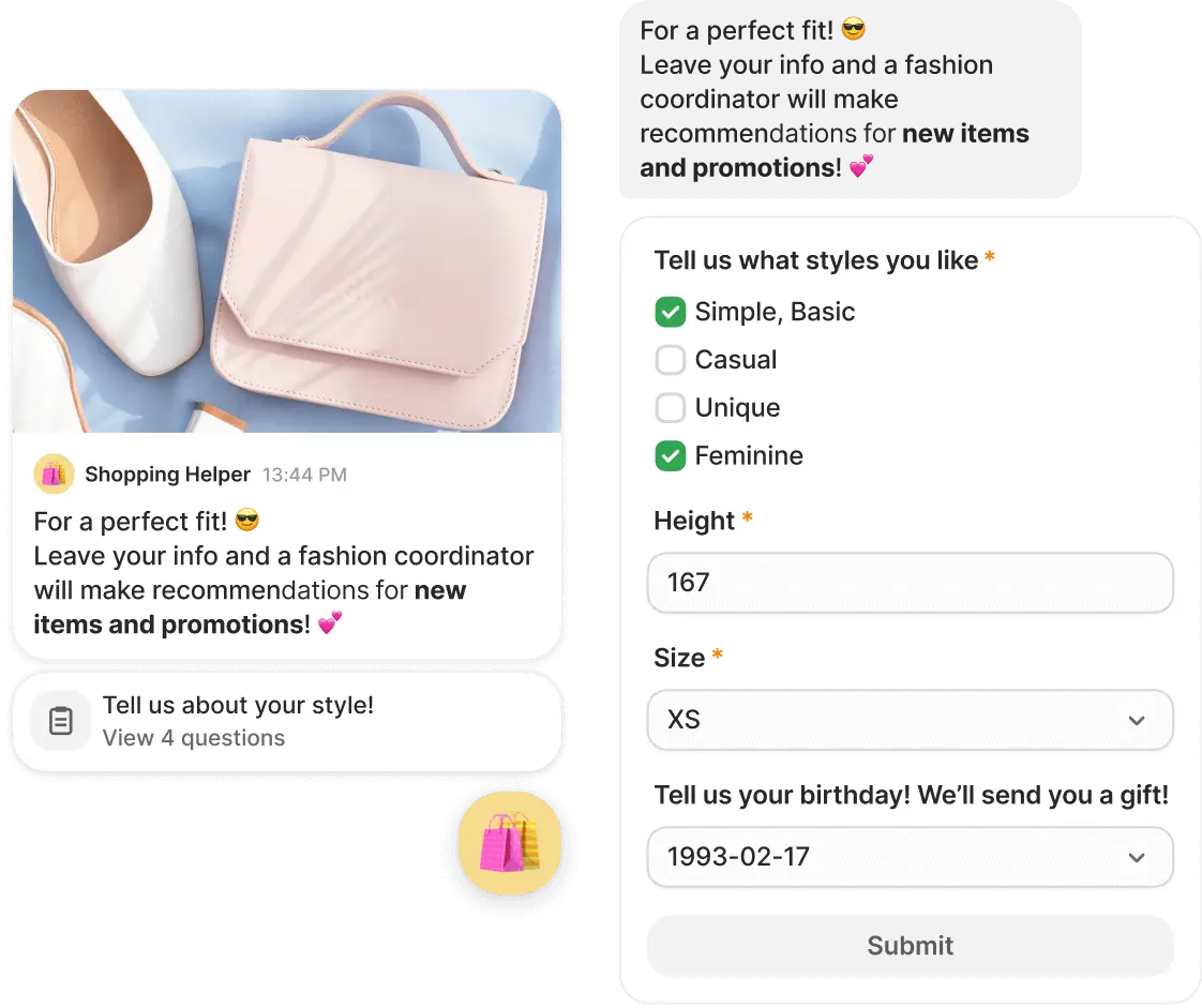 Support bot feature preview
